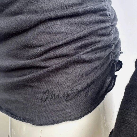 Y2K Vintage Miss Sixty Button V-neck Top Long Sleeve - Picture 2 of 4